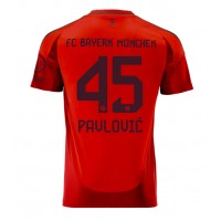 Bayern Munich Aleksandar Pavlovic #45 Heimtrikot 2024-25 Kurzarm